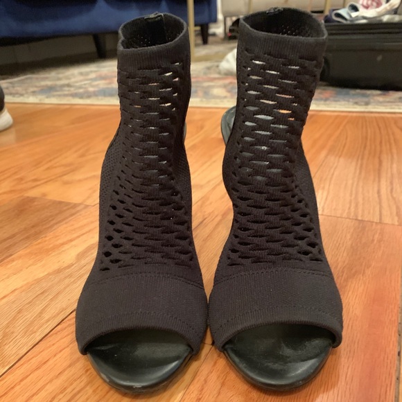 Zara like new sock open toe booties - Picture 3 of 4